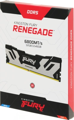 Память DDR5 2x16GB 6800MHz Kingston KF568C36RSK2-32 Fury Beast RTL Gaming PC5-54400 CL36 DIMM 288-pin 1.4В kit с радиатором Ret