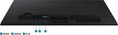 Монитор Samsung 27" S27D300GAUXEN черный IPS LED 16:9 HDMI матовая 1000:1 250cd 178гр/178гр 1920x1080 100Hz VGA FHD 2.9кг