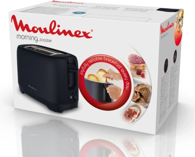 Тостер Moulinex Morning LT2M0810 850Вт черный
