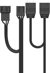 Корпус ID-Cooling View 500 черный без БП mATX 9x120mm 1xUSB2.0 1xUSB3.0 audio bott PSU