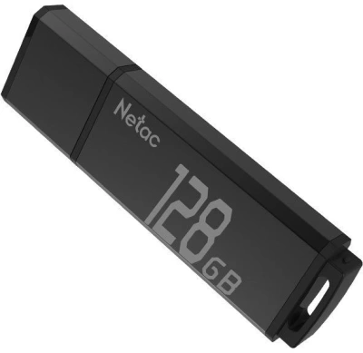 Флеш Диск Netac 128Gb U351 NT03U351N-128G-20BK USB2.0 серый
