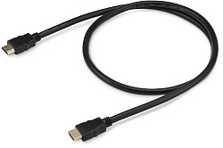 Кабель аудио-видео Buro HDMI 2.0 HDMI (m)/HDMI (m) 1м. позолоч.конт. черный (BHP HDMI 2.0-1)