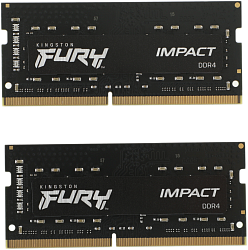 Память DDR4 2x8Gb 3200MHz Kingston KF432S20IBK2/16 Fury Impact RTL PC4-25600 CL20 SO-DIMM 260-pin 1.2В single rank Ret