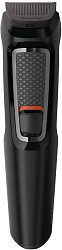 Триммер Philips MG3720/15 черный (насадок в компл:7шт)