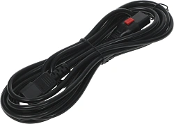 Шнур питания Lanmaster LAN-PP13L/14-5.0-BK C13-С14 проводник.:3x0.75мм2 5м 220В 10А черный