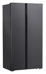 Холодильник Hyundai CS5003F 2-хкамерн. черная сталь инвертер