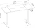 Стол для компьютера Cactus CS-EDL-BAWD с электроприводом столешница МДФ черный дуб антик каркас черный 140x72x60см (CS-EDL-BAWD)