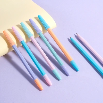 Ручка шариков. Deli P1 (EQ66) d=0.7мм син. черн. карт.уп.