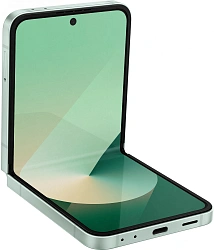 Смартфон Samsung SM-F741B Galaxy Z Flip 6 256Gb 12Gb мятный раскладной 3G 4G 1Sim 6.7" 1080x2640 Android 14 50Mpix 802.11 a/b/g/n/ac/ax NFC GPS GSM900/1800 GSM1900 Protect