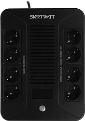 Источник бесперебойного питания Smartwatt Safe Pro LCD 600Вт 1000ВА черный