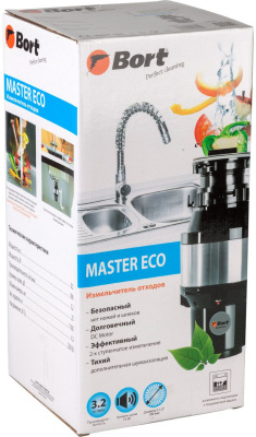 Измельчитель Bort Master Eco 390Вт черный