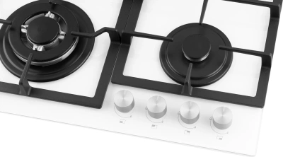 Газовая варочная поверхность Weissgauff HGG 641 WGV Nano белый