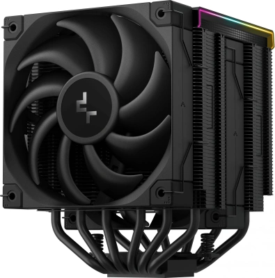 Устройство охлаждения(кулер) Deepcool AK620 Digital Pro Soc-AM5/AM4/1151/1200/2066/1700 черный 4-pin 25dB Al+Cu LCD 260W 1491gr Ret (R-AK620-BKAPMN-G)