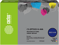 Чернила Cactus CS-EPT00S14-44A 103 многоцветный набор 4x70мл для Epson L1110 Ecotank/L3100/L3101/L3110/L3150/L3151
