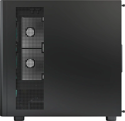 Корпус Montech XR Wood черный без БП ATX 3x120mm 2xUSB3.0 audio bott PSU