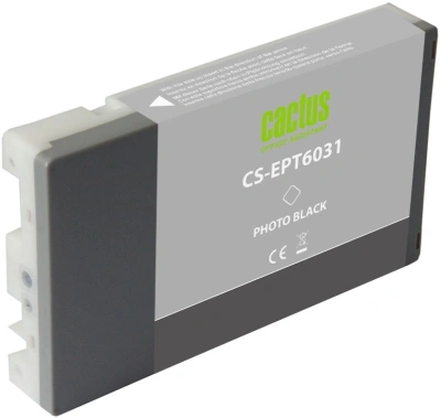 Картридж струйный Cactus CS-EPT6031 T6031 фото черный (220мл) для Epson Stylus PRO 7880/9880
