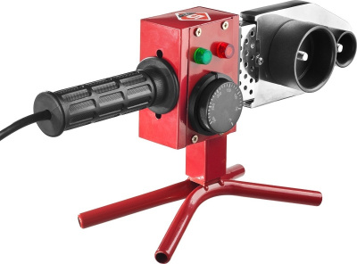 Сварочный аппарат для пластиковых труб Зубр АСТ-800 0.8кВт Тмакс.:300 парн.насад. 6насад. (кейс в компл.)