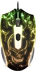 Клавиатура + мышь Defender Aura MKP-117 клав:черный мышь:черный USB slim LED (52117)