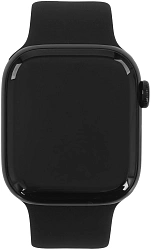 Смарт-часы Apple Watch Series 11 A3331 42мм OLED корп.черный Sport Band рем.черный разм.брасл.:M/L (MEQU4LW/A)