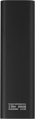 Накопитель SSD Netac USB-C 500Gb NT01ZSLIM-500G-32BK Z Slim 1.8" черный