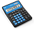 Калькулятор настольный Deli EM888A-BK-BL черный/голубой 12-разр.