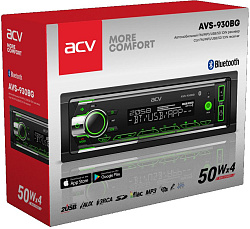 Автомагнитола ACV AVS-930BG 1DIN 4x50Вт ПДУ (37986)
