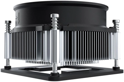 Устройство охлаждения(кулер) ID-Cooling DK-19 PWM Soc-1700/1851 черный 4-pin 14-26dB Al 95W 340gr Ret