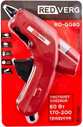 Клеевой пистолет RedVerg RD-GG80 80Вт 16гр/мин стерж.:11.2мм
