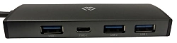 Разветвитель USB-C Digma HUB-3U3.0C-UC-G 4порт. серый (HUB-3U3.0С-UC-G)
