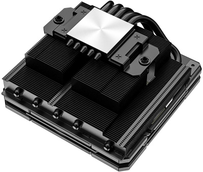 Устройство охлаждения(кулер) ID-Cooling IS-55 Soc-AM5/AM4/1200/1700/1851 черный 4-pin 31.2-31.2dB Al+Cu 125W 450gr Ret (IS-55 BLACK)
