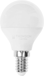 Лампа светодиодная Thomson TH-B2031 6Вт цок.:E14 шар 220B св.свеч.бел.теп. Globe