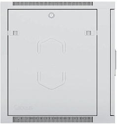 Шкаф коммутационный Cabeus (SH-05F-15U60/60-R) настенный 15U 600x600мм пер.дв.стекл 50кг серый 540мм 220град. 769мм IP20 сталь