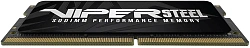 Память DDR4 16Gb 3200MHz Patriot PVS416G320C8S Steel Series RTL PC4-25600 CL22 SO-DIMM 260-pin 1.2В single rank с радиатором Ret
