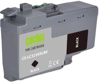 Картридж струйный Cactus CS-LC3239XLBK черный пигментный (129мл) для Brother HL-J6000DW/J6100DW