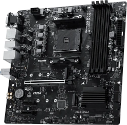 Материнская плата MSI PRO B550M-P Soc-AM4 AMD B550 4xDDR4 mATX AC`97 8ch(7.1) GbLAN RAID+VGA+HDMI+DP