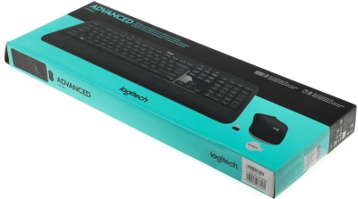 Клавиатура + мышь Logitech MK540 клав:черный мышь:черный USB беспроводная slim Multimedia (920-008691)