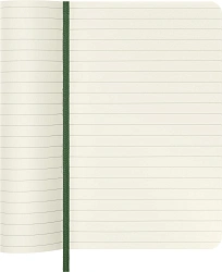 Блокнот Moleskine CLASSIC SOFT QP611K15 Pocket 90x140мм 192стр. линейка мягкая обложка зеленый