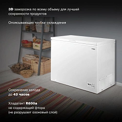 Морозильный ларь Hyundai CH2591WT белый