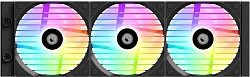 Система водяного охлаждения ID-Cooling FX360 LCD ARGB Soc-AM5/AM4/1200/1700/1851 черный 4-pin 27.2dB Al+Cu LCD 350W Ret