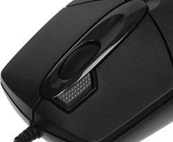 Мышь A4Tech OP-730D черный оптическая 1200dpi USB 4but
