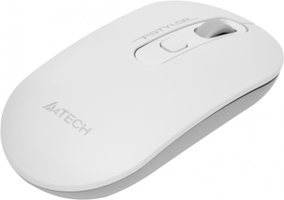 Мышь A4Tech Fstyler FG20S белый/серый оптическая 2000dpi silent беспров. USB для ноутбука 3but (FG20S USB WHITE)