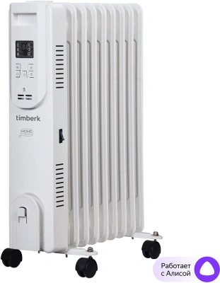Радиатор масляный Timberk Home Intellect T-OR2009-F10E-WF 2000Вт белый