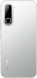 Смартфон Infinix X6895 Hot 70 128Gb 4Gb серебристый моноблок 3G 4G 2Sim 6.78" 720x1576 Android 16 50Mpix 802.11 a/b/g/n/ac NFC GPS Protect FM microSD max2048Gb