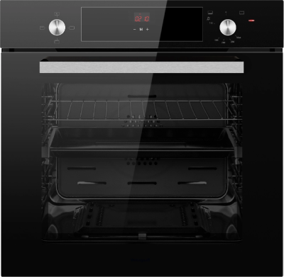 Духовой шкаф Газовый Weissgauff WGO 706 D черное стекло