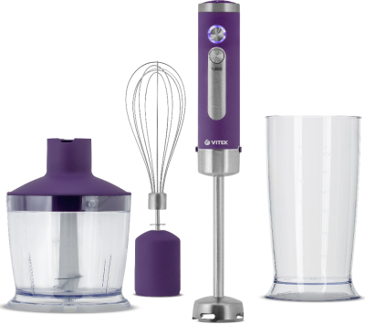 Блендер погружной Vitek VT-3408 800Вт фиолетовый