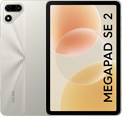 Планшет Tecno MegaPad SE 2 T1002W MT8786 (2.0) 8C RAM4Gb ROM128Gb 9.65" IPS 2048x1280 Android 16 золотистый 8Mpix 8Mpix BT WiFi microSD 2Tb 7000mAh 147hr