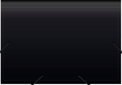 Портфель Бюрократ -BPR6BLCK 6 отдел. A4 пластик 0.7мм черный