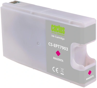 Картридж струйный Cactus CS-EPT7903 79XL пурпурный (24мл) для Epson WorkForce WF-4630 Pro/WF-4640 Pro/WF-5110 Pro