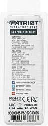 Память DDR2 2Gb 800MHz Patriot PSD22G8002S RTL PC2-6400 CL6 SO-DIMM 200-pin 1.8В dual rank Ret