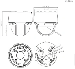 Камера видеонаблюдения IP Dahua PTZ DH-SD4A216DB-HNY 5-80мм цв. корп.:белый/черный